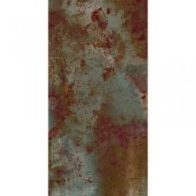 Płytka metalizowana rdza turkus Andorra mat. 60x120