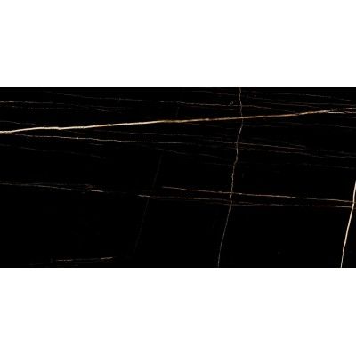 Płytka marmur czarny z rudą żylą Boston Marmor Nero lux 60x120 - 1