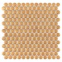 Miss Penny Gold matt Mozaika gresowa Złoty 27,2x27,5 cm - 1