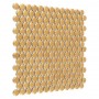 Miss Penny Gold matt Mozaika gresowa Złoty 27,2x27,5 cm - 2