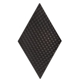 Rombic Black 03 matt Mozaika gresowa Czarny 11,5x20 cm