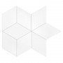 Rombic White 02 matt Mozaika gresowa Biały 11,5x20 cm - 6