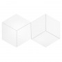 Rombic White 02 matt Mozaika gresowa Biały 11,5x20 cm - 7