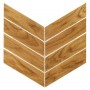 Etn!k Chevron Oak Mozaika drewniana Beżowy 31,85x22,4 cm - 1