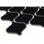 Mini Arabesco BLACK Mozaika gresowa Czarny 27,6x25 cm - 2