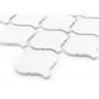 Mini Arabesco WHITE Mozaika gresowa Biały 27,6x25 cm - 2