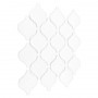 Mini Arabesco WHITE Mozaika gresowa Biały 27,6x25 cm - 4