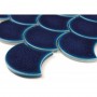 Mini Fish Scale Aruba 88 Mozaika gresowa Niebieski 29,6x30 cm - 3