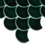 Mini Fish Scale Bora 88 Mozaika gresowa Zielony 29,6x30 cm - 4