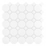 Mini Octagon White 55 matt Mozaika gresowa Biały 29,5x29,5 cm - 1