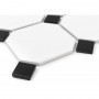 Octagon White 95 matt Mozaika gresowa Biały 30x30 cm - 4