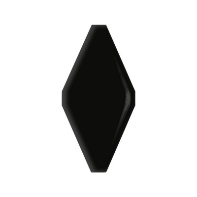 CARAT Black Płytka ceramiczna Czarny 10x20 cm - 1