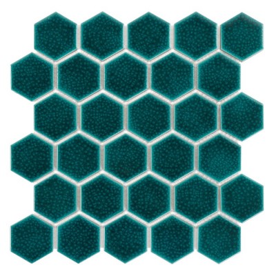Hexagon Maui 51 Mozaika gresowa Zielony 28x27,1 cm - 1