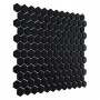 Mini HEXAGON Black Mozaika gresowa Czarny 30x26 cm - 2