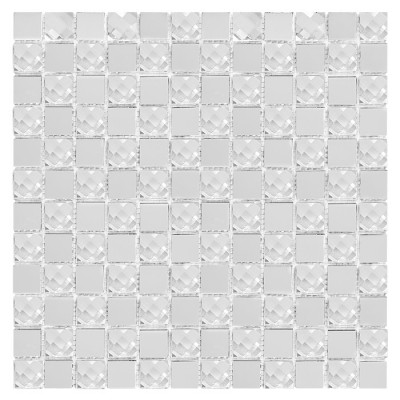 Vitrum Diamond mix 131 Mozaika lustrzana Szary 30x30 cm - 1