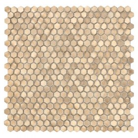 Allumi Gold Hexagon 14 Mozaika metalowa Złoty 30x30 cm