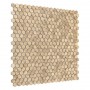 Allumi Gold Hexagon 14 Mozaika metalowa Złoty 30x30 cm - 2