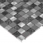 Allumi Grey mix 23 Mozaika metalowa Szary 30x30 cm - 3