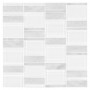 Allumi Piano White 73 Mozaika metalowa Biały 29,3x29,8 cm - 1