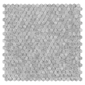 Allumi Silver Hexagon 14 Mozaika metalowa Srebrny 30x30 cm