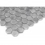Allumi Silver Hexagon 14 Mozaika metalowa Srebrny 30x30 cm - 2