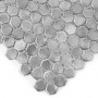 Allumi Silver Hexagon 14 Mozaika metalowa Srebrny 30x30 cm - 3
