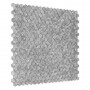 Allumi Silver Hexagon 14 Mozaika metalowa Srebrny 30x30 cm - 4