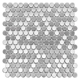Dinox 020 Mix Mozaika metalowa Szary 30x30 cm