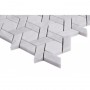 Carrara White Armor Mozaika kamienna Biały 30x29x1 cm - 2