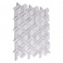 Carrara White Armor Mozaika kamienna Biały 30x29x1 cm - 3