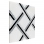 Pure White Quadron Mozaika kamienna Biały 30x30x1 cm - 2