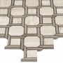 Woodstone Grey Nodum Mozaika kamienna Biały 28x28x1 cm - 3