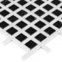 Pure Black BW02 Mozaika kamienna Biały 30,5x30,5 cm - 3