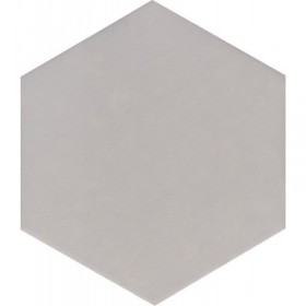 Płytka heksagonalna imitacja betonu szara Solid Silver Hexagon 21.5X25