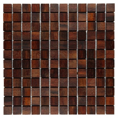 Merbau AL 25 Mozaika drewniana Beżowy 31,7x31,7 cm - 1