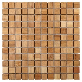 Oak AL 25 Mozaika drewniana Beżowy 31,7x31,7 cm