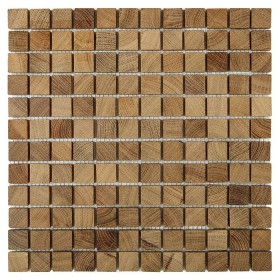Oak TRS 25 Mozaika drewniana Beżowy 31,7x31,7 cm