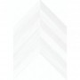 Płytka drewnopodobna biała Francuska jodełka Nordik White  40X60 - 1