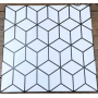 Płytka z wzorem geometrycznym Alhambra Negro 25X25 - 8