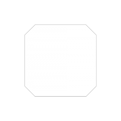 Płytka oktagonalna biała Octo Element Blanco 25X25 - 1